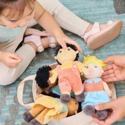 Multicultural Soft Dolls Set of 4