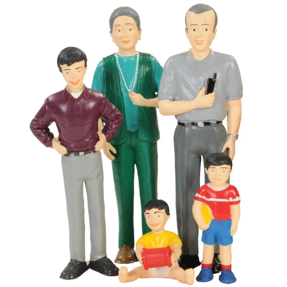 Multi-Generation Block Family Play Set Asian