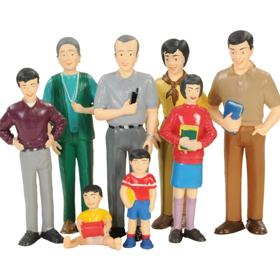 Multi-Generation Block Family Play Set Asian