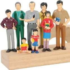 Multi-Generation Block Family Play Set Asian