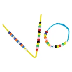 Multipurpose Pony Beads with Assorted Colors