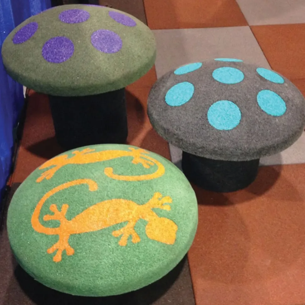 Mushroom Tops Available in 3 Different Heights
