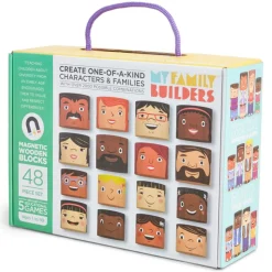 MyFamilyBuilders™ 48 Magnetic Blocks