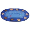 My Feelings Carpet 4' x 6' Oval