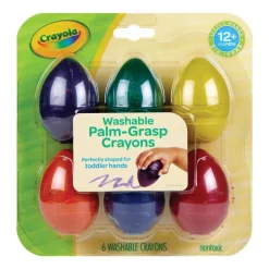 My First Crayola™ Palm-Grip Crayons Single box 6 colors