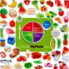MyPlate Felt Set 56 Pieces