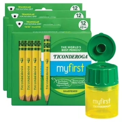 My 1st Ticonderoga® Jr. Pencils & Sharpener 36 Count