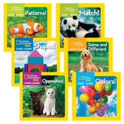 National Geographic Look and Learn Board Books Set of 6