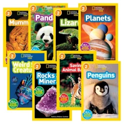 National Geographic Nonfiction Books Level 2 Set of 8