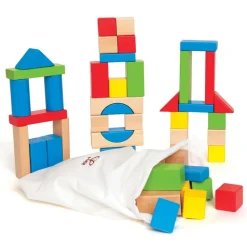 Natural & Color Maple Blocks 100 Pieces