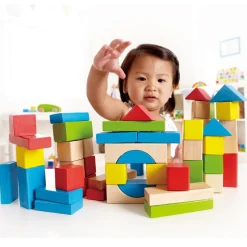 Natural & Color Maple Blocks 50 Pieces