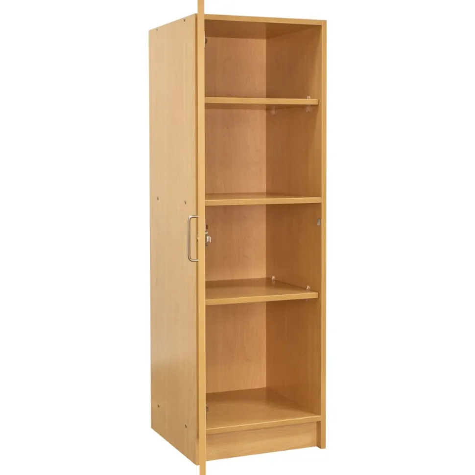 Nature Color Teacher Storage Cabinet Natural