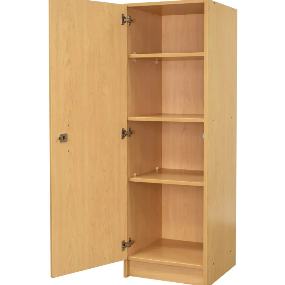 Nature Color Teacher Storage Cabinet Natural