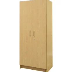 Nature Color 72" Teacher Storage Cabinet Natural