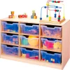 Nine-Tray Storage With Trays
