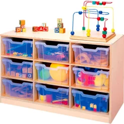 Nine-Tray Storage With Trays