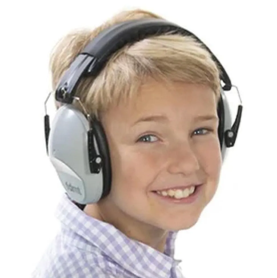Noise Reduction Headphones Gray