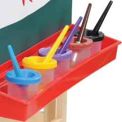 Non-Spill Paint Pots & Brushes Set