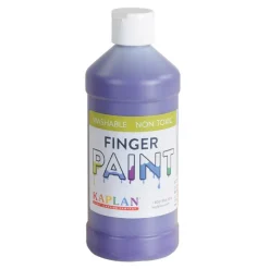 Non-Toxic Washable Glitter Finger Paint for Art Projects
