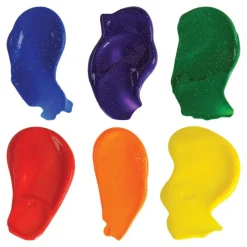Non-Toxic Washable Glitter Finger Paint for Art Projects
