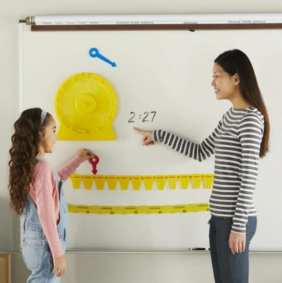 NumberLine Clock™ Magnetic Demonstration Clock