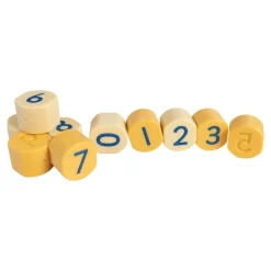 Number Stamping Stones 10 pieces