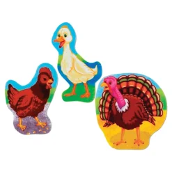 Old MacDonald Bilingual Rhymes Felt Set 10 Pieces
