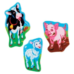 Old MacDonald Bilingual Rhymes Felt Set 10 Pieces
