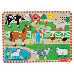 Old MacDonald's Farm Sound Knob Puzzle