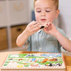 Old MacDonald's Farm Sound Knob Puzzle
