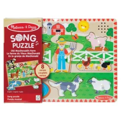Old MacDonald's Farm Sound Knob Puzzle
