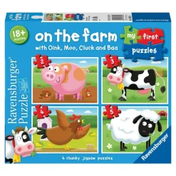 On the Farm My First Progressive Puzzle Set