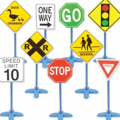 On the Go Traffic Signs Set of 9
