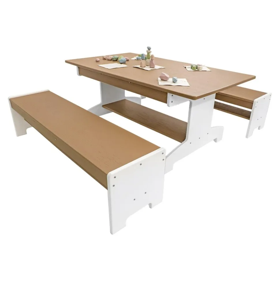 OutdoorED™ Table and Two Benches Set