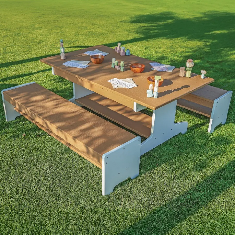 OutdoorED™ Table and Two Benches Set