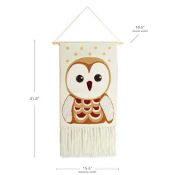 Owl Woven Tapestry