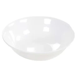 57 oz. White Footed Serving Bowl Single