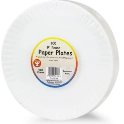 9" Paper Plates 100 Count
