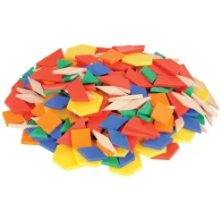 Pattern Blocks and Picture Cards Set
