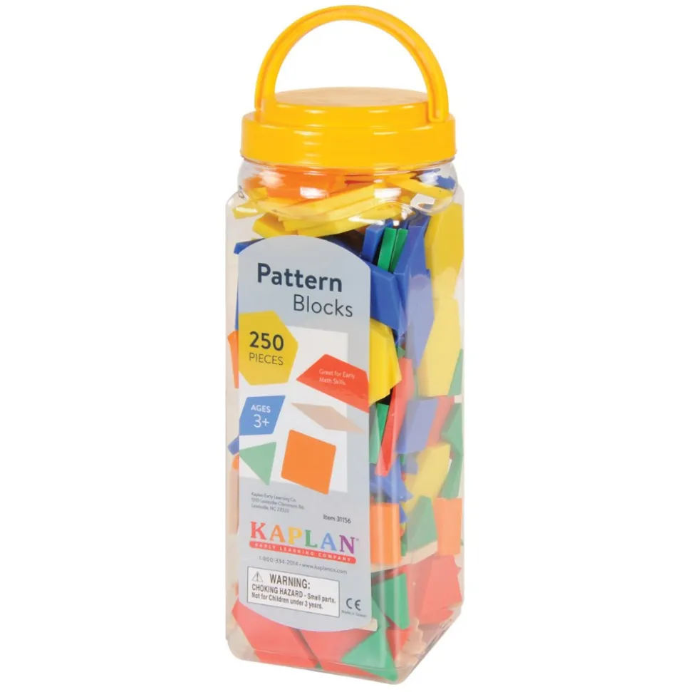 Pattern Blocks in a Variety of Shapes 250 Pieces