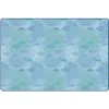 Peaceful Spaces Leaf Rug Light Blue 2' x 3' Rectangle
