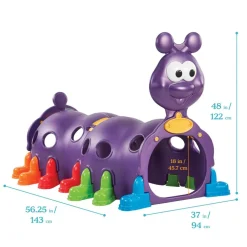 Peek-A-Boo Caterpillar Purple