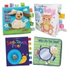 Peek-a-Boo Cloth Books Set of 4