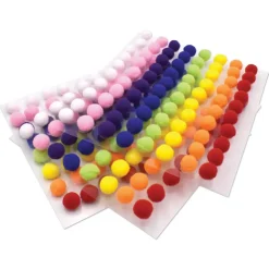Peel & Stick Pom Poms