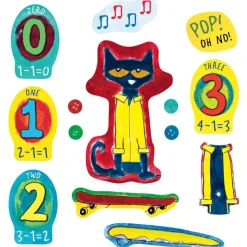 Pete the Cat and His Four Groovy Buttons Felt Set 14 Pieces