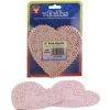 4" Pink Paper Heart Doilies 100 Count