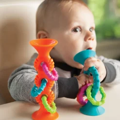 Pipsquigz Loops Orange and Teal