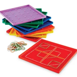 Plastic Geoboards Set of 10