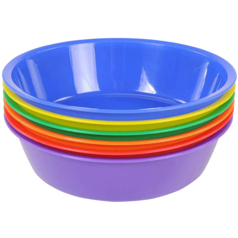 Plastic Sorting and Mixing Bowls Set of 6