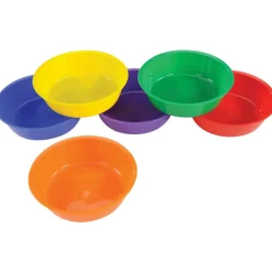 Plastic Sorting and Mixing Bowls Set of 6